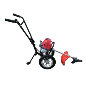 Desbrozadora Portátil de Tipo Rueda, Máquina Cortadora de Césped <span class=keywords><strong>Manual</strong></span> a Gasolina - Product Image 3
