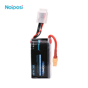 Высокая скорость разряда 2s 3s 4s lipo 1300mah 1500mah 70c литий-полимерный аккумулятор для небольшой гоночный Дрон с видом от первого лица Квадрокоптер - Product Image 2