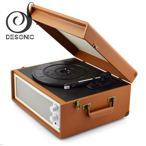 Nhà máy cung cấp cao cấp vali vinyl ghi bàn xoay máy nghe nhạc với tự động trở lại và có thể tháo rời bằng gỗ chân - Product Image 4