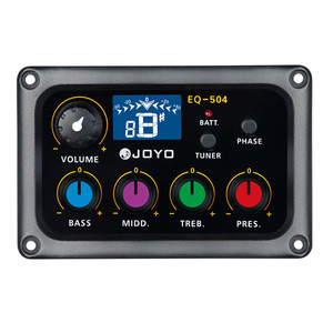 Égaliseur de guitare Joyo EQ-504, égaliseur 4 bandes avec boutons en silicone colorés pour instruments de <span class=keywords><strong>musique</strong></span> DIY - Product Image 2