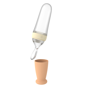 Cuchara Dispensadora <span class=keywords><strong>de</strong></span> Alimentos para Bebés <span class=keywords><strong>de</strong></span> Silicona con Tapa Antipolvo para Bebés, Niños Pequeños e Infantes, Suplemento Alimenticio <span class=keywords><strong>de</strong></span> <span class=keywords><strong>Cereal</strong></span> - Product Image 4