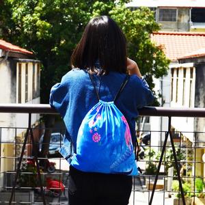 Essential Travel Bag pack Drawstring Traveling Bunched Pouch Bags - Product Image 4