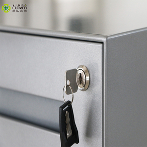 3 درج كابينة بمفتاح الحديثة الركيزة مكتب خزانة الملفات مع مفتاح القفل - Product Image 4
