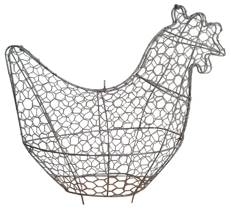 Cock draht rahmen für garten dekoration/rooster eisen formschnitt rahmen