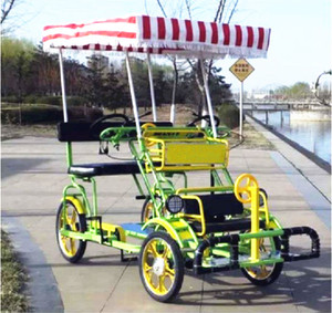 <span class=keywords><strong>Vélo</strong></span> Surrey de style nouveau avec siège pour enfants/pour <span class=keywords><strong>vélo</strong></span> <span class=keywords><strong>tandem</strong></span> à <span class=keywords><strong>4</strong></span> <span class=keywords><strong>places</strong></span> - Product Image 3