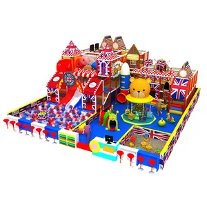 Kids amusement park indoor playground equipment large maze with slide rides for indoor playground