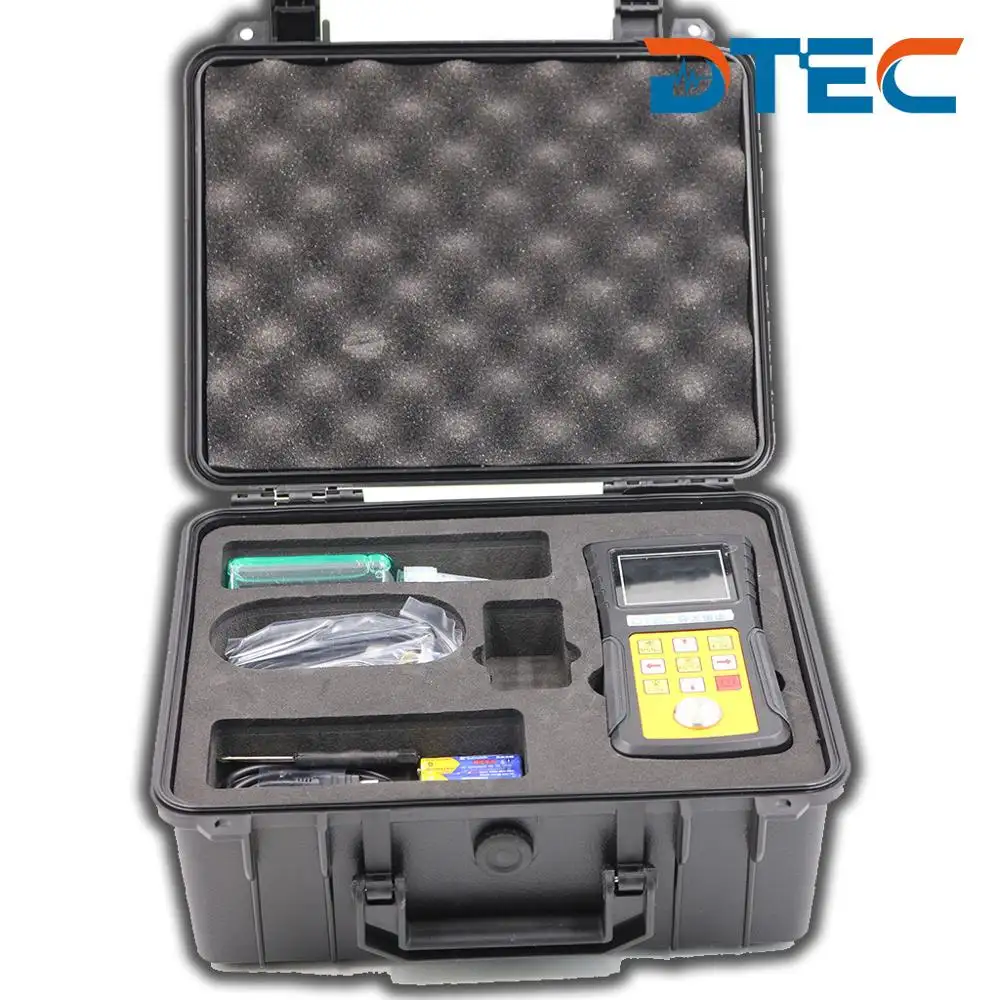 DTEC DT220 digital medidor de espesor ultrasónico 0,1 0,01mm Resolución seleccionable medir el espesor del metal