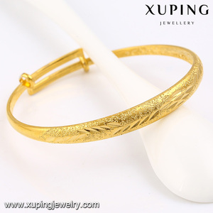 51469 xuping kostüm takı bakır alaşım altın kaplama ayarlanabilir bebek bileklik - Product Image 3
