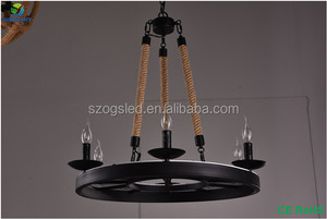 Hierro Creativo <span class=keywords><strong>cuerda</strong></span> <span class=keywords><strong>de</strong></span> Cáñamo Industrial moderna Lámpara Pendiente <span class=keywords><strong>de</strong></span> la lámpara para la Sala <span class=keywords><strong>de</strong></span> <span class=keywords><strong>estar</strong></span> Decoración - Product Image 4