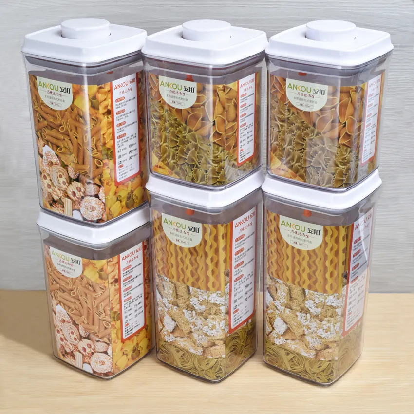 New design products cheap storage kitchen bulk cereal dispenser dry food dispenser containers