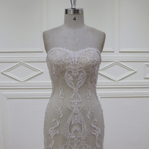 Precio razonable sposa abito XF1119 sirena moda 2017 vestidos de boda - Product Image 2