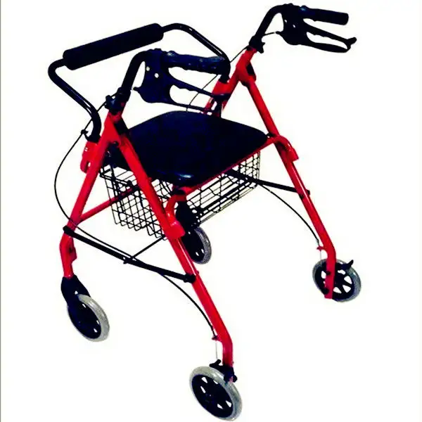 Aluminum Transport Chairs Wheelchair Rollator With Footrest