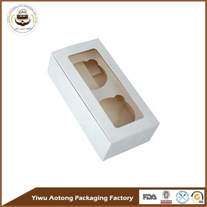 Kotak Cupcake Mini Transparan Kustom Grosir Kotak <span class=keywords><strong>2</strong></span> Cupcake - Product Image 4