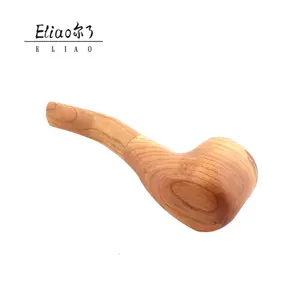 Erliao Extra barato al por mayor chino antiguo hecho a mano de madera maciza tubo de tabaco de fumar de madera - Product Image 3
