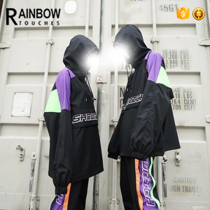 Custom Unisex Pullover <strong>Half</strong> <strong>Zip</strong> Anorak Windbreaker <strong>Jacket</strong> - Product Image 4