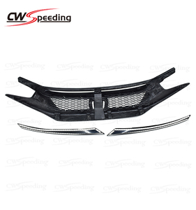 Parrilla Delantera de Fibra de Carbono Estilo CWS-CA <span class=keywords><strong>2016</strong></span> 2017 para HONDA CIVIC X 10ª Generación, Kit de Carrocería - Product Image 6