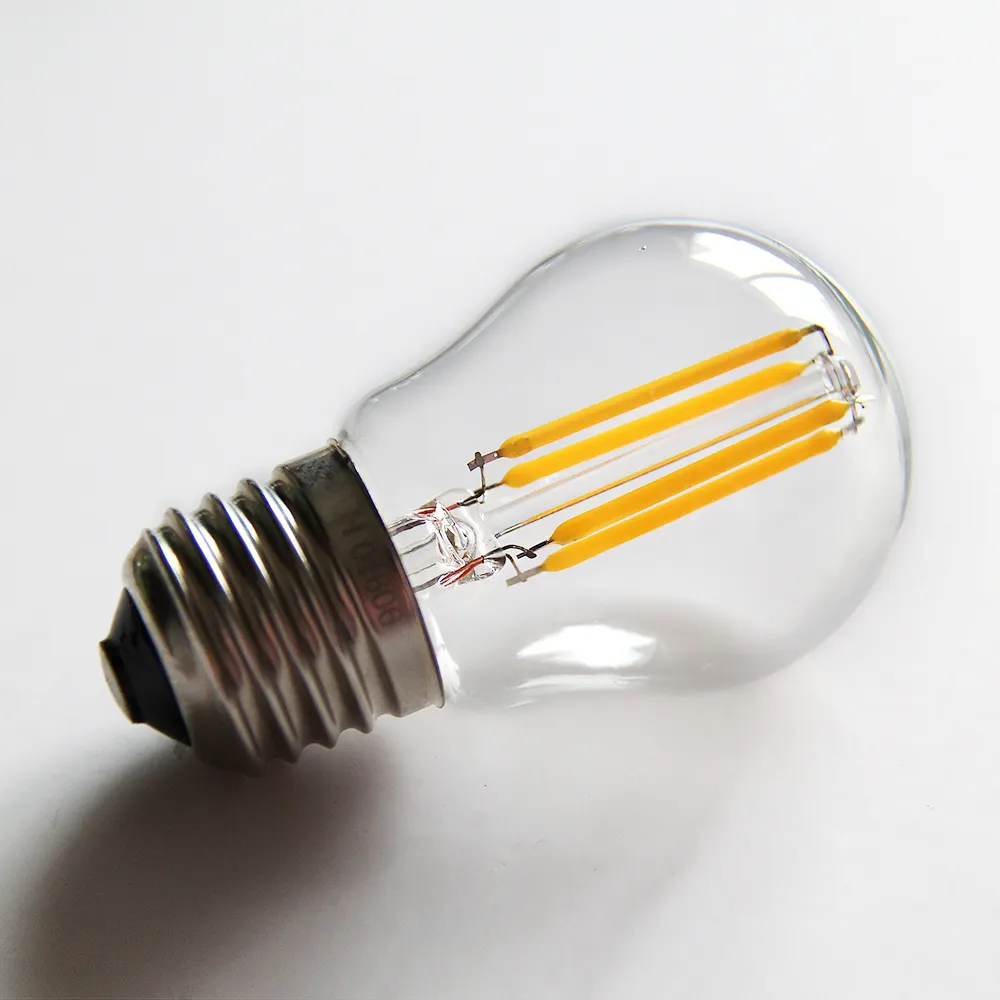 Led Filament Bulb E27 G45 4W E14 E27 220V Warm White Housing Vintage LED Edison Style Lighting Bulb