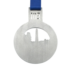<span class=keywords><strong>Nouveau</strong></span> <span class=keywords><strong>venir</strong></span> de L'est de L'irlande caractéristique Marathon métal sport médaille - Product Image 2