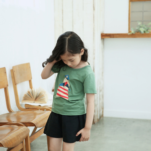 Pantaloncini estivi da ragazza regolabili Cross-Back in <span class=keywords><strong>cotone</strong></span> e lino all'ingrosso per bambini pantaloncini neri per bambini tute da <span class=keywords><strong>bambina</strong></span> - Product Image 2