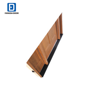 Porte d'entrée en fibre de verre avec panneaux latéraux, ouverture manuelle, surface finie pour appartement, hôtel et villa, usage extérieur - Product Image 5