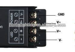 2.4 G RF inalámbrico de múltiples zona horaria Led Dimmer controlador para tiras de un solo color, Máximo 10 zonas - Product Image 5