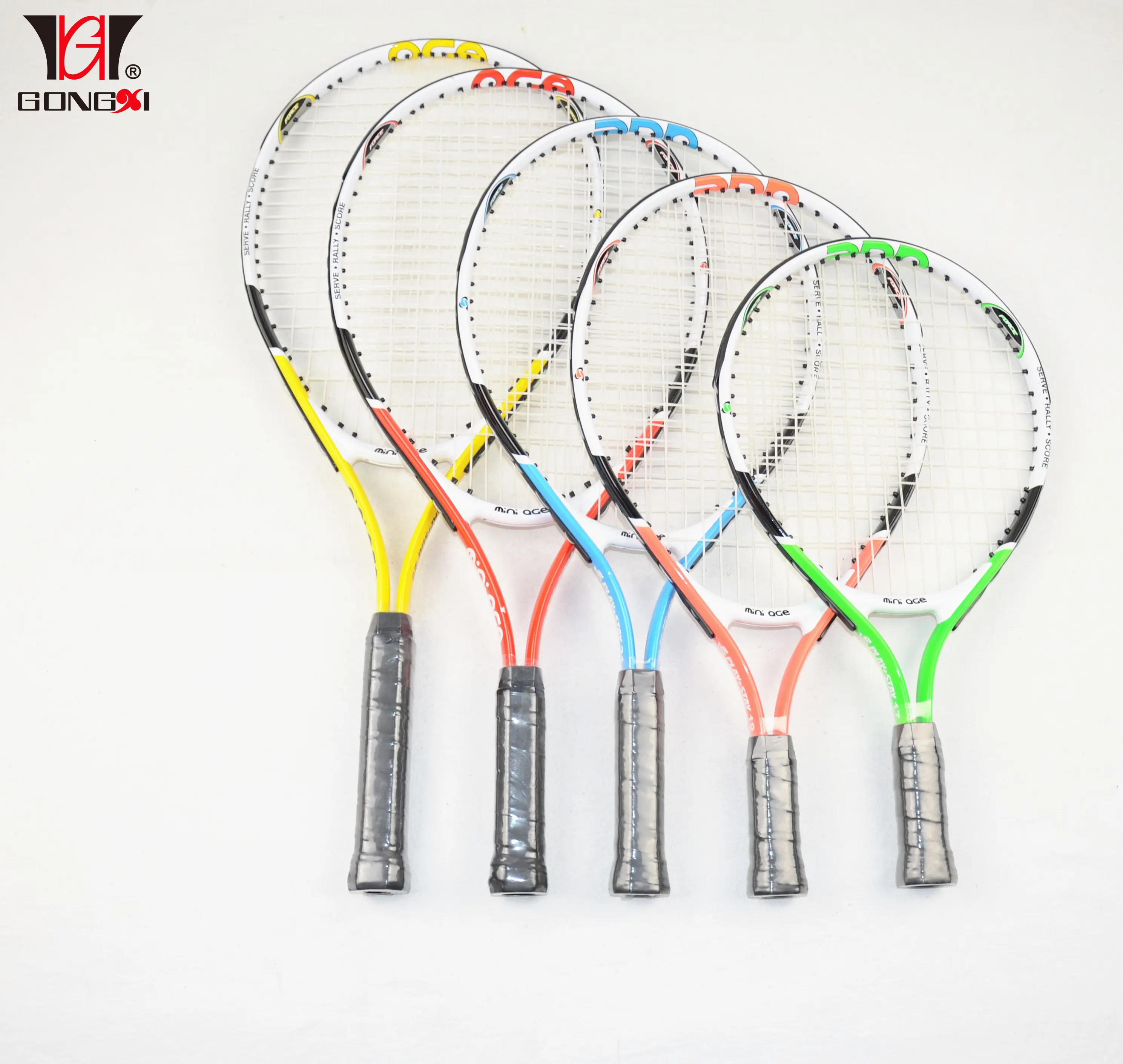 MiNi age 17 best sale aluminium alloy baby children tennis racket with custom tennis racket bag/tenis racquet