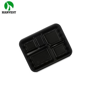 Lonchera Japonesa Desechable de Plástico con Compartimentos y Apta para Calentar - Product Image 2