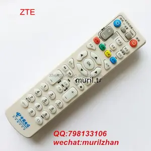 ZXV10 B700 IP Set-Top Box รีโมทคอนโทรล AAA แบตเตอรี่ China Telecom B600 IPTV AP คุณภาพสูง45ปุ่มสีขาว Zte Remote