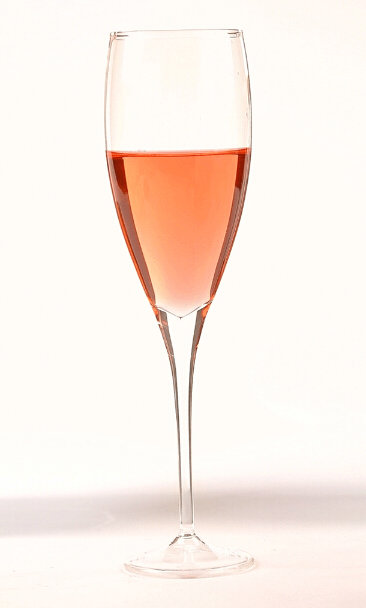 KCP-016 Unique Crystal Glass Pure Stemware Collection Champagne Flute 7 Ounce, Set of 4