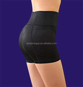 Braguitas Moldeadoras de Cadera con Relleno para Mujer, Control de Abdomen, Tallas Grandes <span class=keywords><strong>M</strong></span>/<span class=keywords><strong>L</strong></span>/XL/2XL, Nailon/Spandex, Negro/Nude, Mediano - Product Image 4