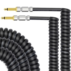 <span class=keywords><strong>Cable</strong></span> de <span class=keywords><strong>Guitarra</strong></span> Enrollado en <span class=keywords><strong>Espiral</strong></span> con Aislamiento de PU y Blindaje en <span class=keywords><strong>Espiral</strong></span> - Product Image 2