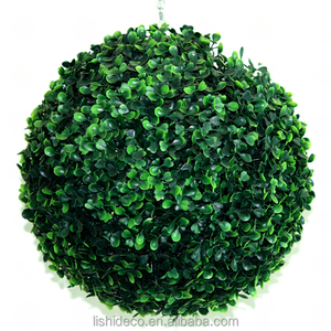 Vente en gros <span class=keywords><strong>Boule</strong></span> topiaire artificielle résistante aux UV <span class=keywords><strong>Boule</strong></span> <span class=keywords><strong>de</strong></span> <span class=keywords><strong>buis</strong></span> artificielle <span class=keywords><strong>Boule</strong></span> <span class=keywords><strong>de</strong></span> faux feuillage d'herbe - Product Image 3
