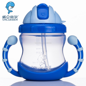 Nuevos cabritos de la llegada taza, muestra libre al por mayor del bebé taza de entrenamiento con dos manijas - Product Image 2
