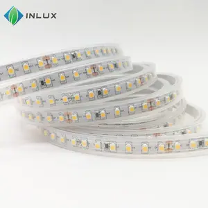 IP65 IP67 IP68 su geçirmez silikon kol 3528 2835 5050 DC 12V 24V 120 leds metre başına esnek led şerit ışık