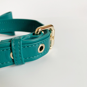 Twinsis Progettato Pet regalo di Qualità Premium Reale di Cuoio Dell'animale Domestico Collare Del Legame di Arco/Dog Neck Strap - Product Image 2