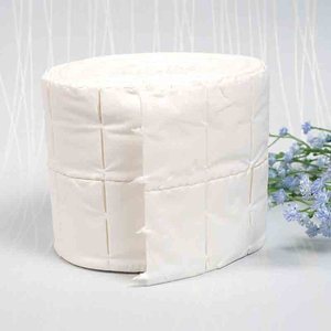 Bán buôn dùng một lần 500Pcs trắng bông Lint miễn phí móng tay lau Rolls - Product Image 6