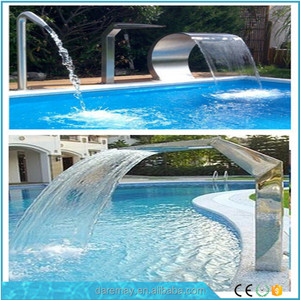 In acciaio inox piscina cascata con lama di acqua ghiaccio accessorio per vasca da bagno per Spa doccia di alta qualità piscina cascata - Product Image 4