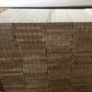 Tablón de madera maciza de paulownia natural ligero de alta calidad