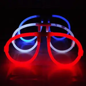 cheap price custom brand glow stick glasses for party favor