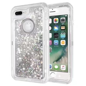 3 in 1 <span class=keywords><strong>trasparente</strong></span> antiurto liquido cassa del telefono delle cellule per il <span class=keywords><strong>iphone</strong></span> <span class=keywords><strong>6</strong></span> brillante glitter cassa sabbie mobili per il <span class=keywords><strong>iphone</strong></span> <span class=keywords><strong>6</strong></span> <span class=keywords><strong>plus</strong></span> con clip - Product Image 3