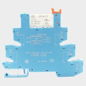 Rơ Le Mô Đun Rơ Le Dòng Din HF41F 12V 24V <span class=keywords><strong>DC</strong></span>, Bảng Mạch Tích Hợp PCB SSR, Giao Diện Rơ Le Sate Rắn, Mô Đun Rơ Le Tiếp Xúc Điện Áp - Product Image 5