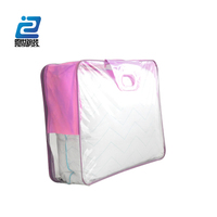 Sac d'emballage en plastique PVC avec poignée, oreiller de lit, housse, couverture