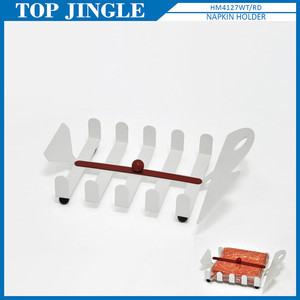 ที่ใส่ผ้าเช็ดปากรูปกระดูกปลาสีขาวชำนาญการผลิต - Product Image 1