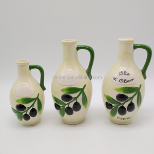 Vendite calde ue mercato in ceramica ampolle da cucina set di <span class=keywords><strong>olio</strong></span> d'oliva brocca e aceto bottiglie per uso di spezie <span class=keywords><strong>all</strong></span>'ingrosso - Product Image 2
