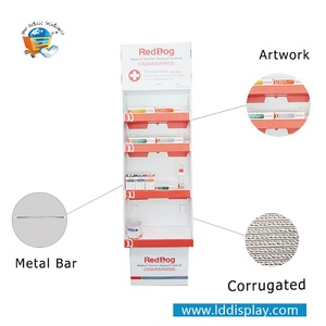 Venta caliente y de alta calidad material de papel de encargo publicidad expositor de cartón para <span class=keywords><strong>la</strong></span> farmacia - Product Image 2