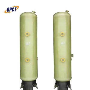 Adesivo de armazenamento químico vertical, removedor de água, tanque frp/recipiente de pressão frp
