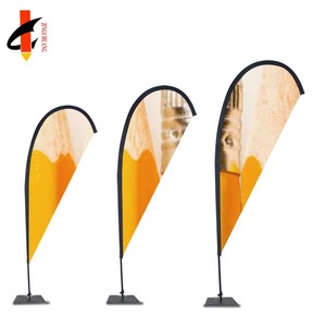 2022 tốt nhất bán mùa hè Giọt Nước Mắt dao bãi biển cờ 3X5FT tùy chỉnh quảng cáo <span class=keywords><strong>3M</strong></span> 5m Cờ biểu ngữ - Product Image 2