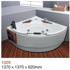 Vasca da Bagno Angolare Cinese Jacuzzi per 2 Persone con Getti Massaggianti Sexy - Product Image 4