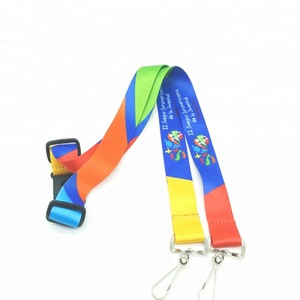 Polyester Doppel Haken Öffnen Endete Nach Druck Sublimiert <span class=keywords><strong>Lanyard</strong></span> Doppel Haken Sicherheit <span class=keywords><strong>Lanyard</strong></span> Gedruckt Logo - Product Image 3