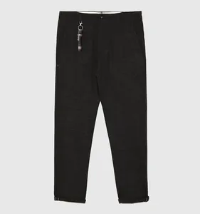 फैशन पतलून फलालैन पैर पैंट आकस्मिक पुरुषों की औपचारिक आकस्मिक पहनने सीधे 100% कपास सादा रंगे कस्टम पैंट कस्टम आकार
